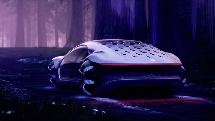 Mercedes-Benz Vision AVTR concept car in forest