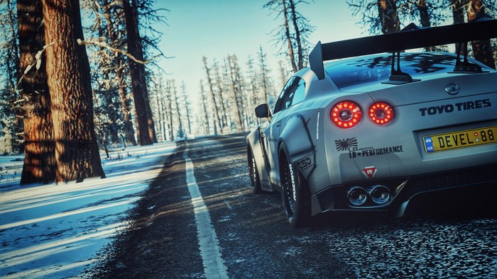 Nissan GT-R Liberty Walk in Winter - Forza Horizon 4