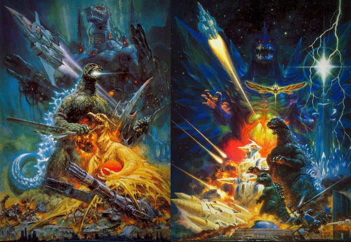 Godzilla vs. Mechagodzilla and other monsters