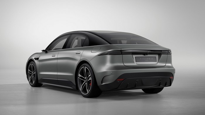 Sony Vision-S electric concept car rear view