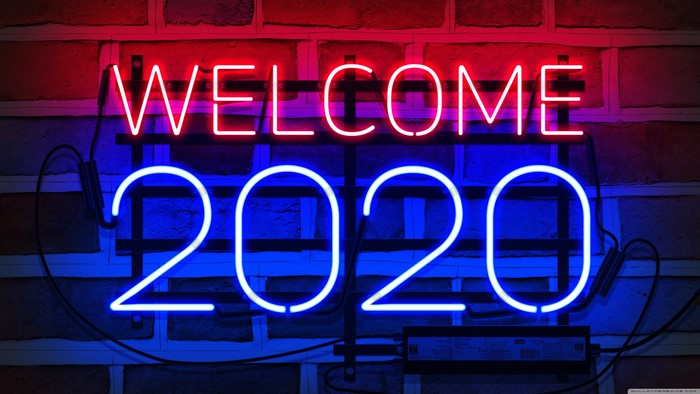 Welcome 2020 Neon Sign