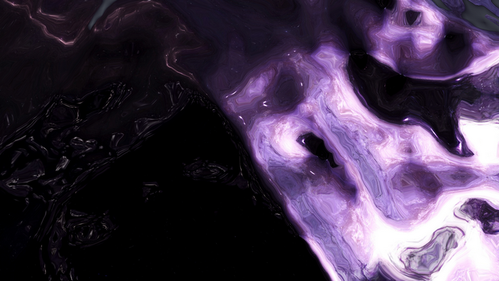 Abstract Purple and Black Swirling Digital Art