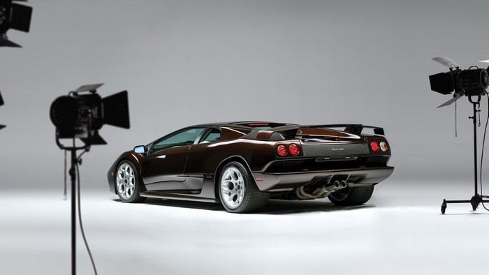 Lamborghini Diablo in a studio setting