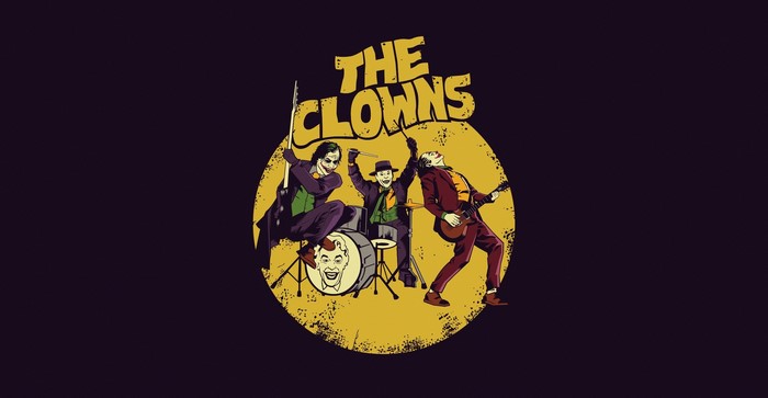 The Clowns band artwork with Jokers