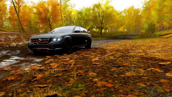 4K Mercedes-Benz E-Class Wagon in Forza Horizon 4