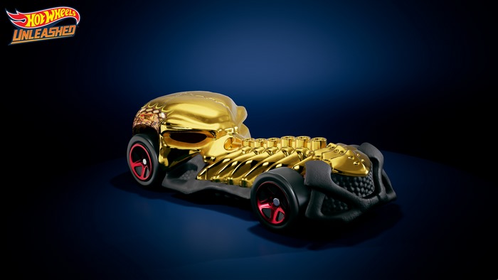 Hot Wheels Unleashed 4K Golden Skull Car