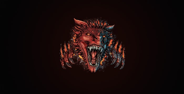 4K Dragon Fantasy Art