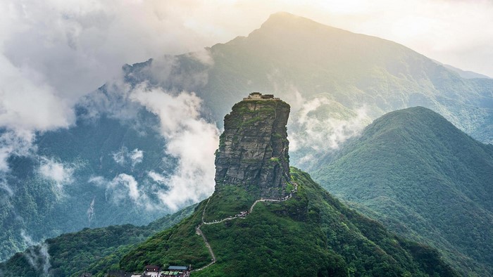 Mount Fanjingshan Temple in China
