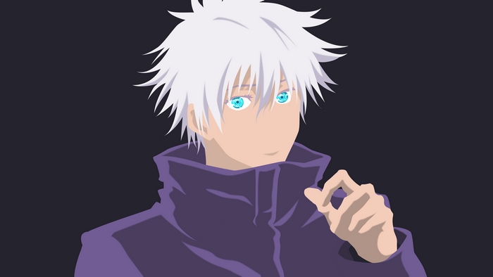Satoru Gojo Minimalist 4K