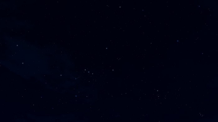 4K screenshot of stars from Assassin's Creed: Origins