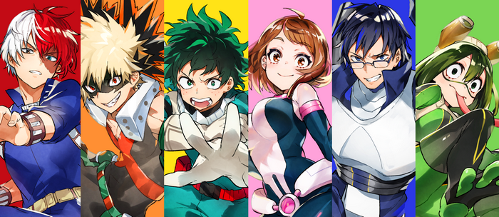 Boku no Hero Academia Characters Portrait Banner