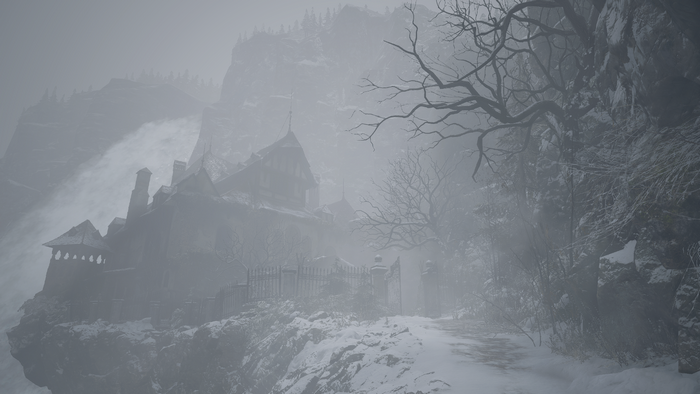 Resident Evil Village Castle in Winter