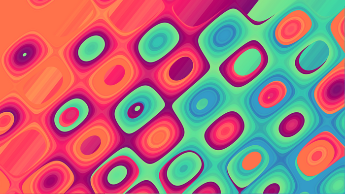 Abstract colorful wavy pattern