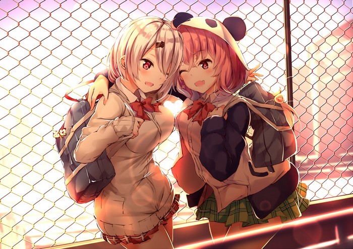 Sasaki Saku and Shiina Yuika from Nijisanji