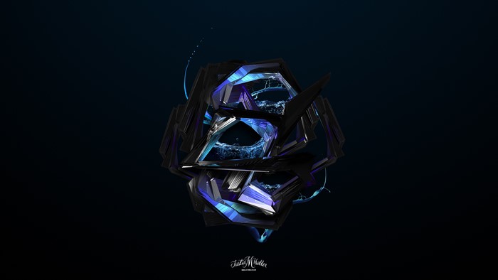 4K 3D Abstract Render by Justin Maller