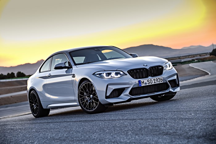 4K BMW M2 F87 on a race track