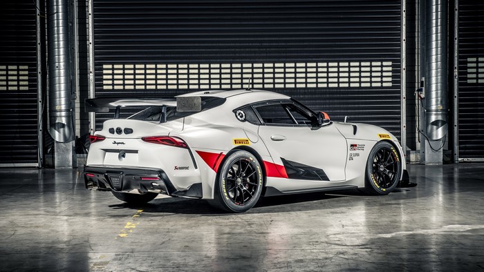 4K Toyota GR Supra GT4 race car