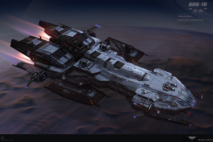 ARK-1B Doomsday transport spacecraft