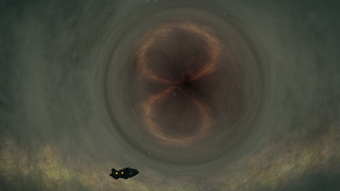 ASP Explorer near Sagittarius A* in Elite: Dangerous
