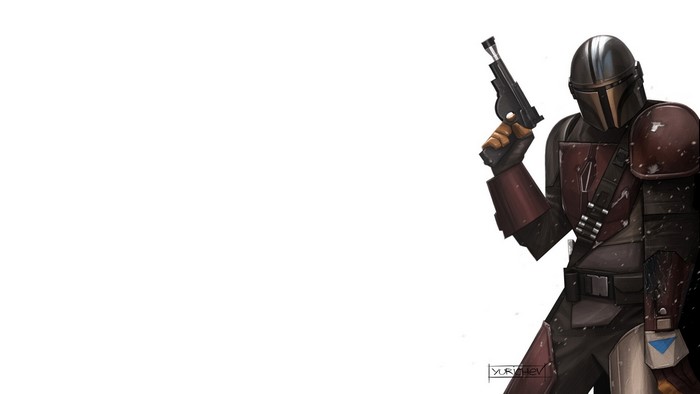 The Mandalorian artwork by Evgeny Yurichev