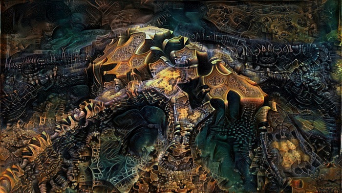 Abstract Scarabaeus Digital Art