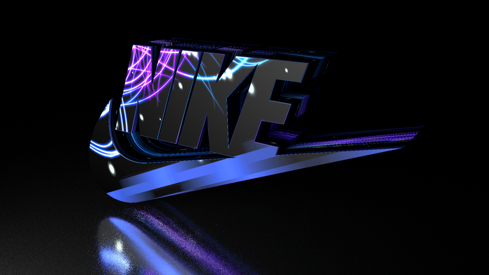 Nike 3D Digital Art Display