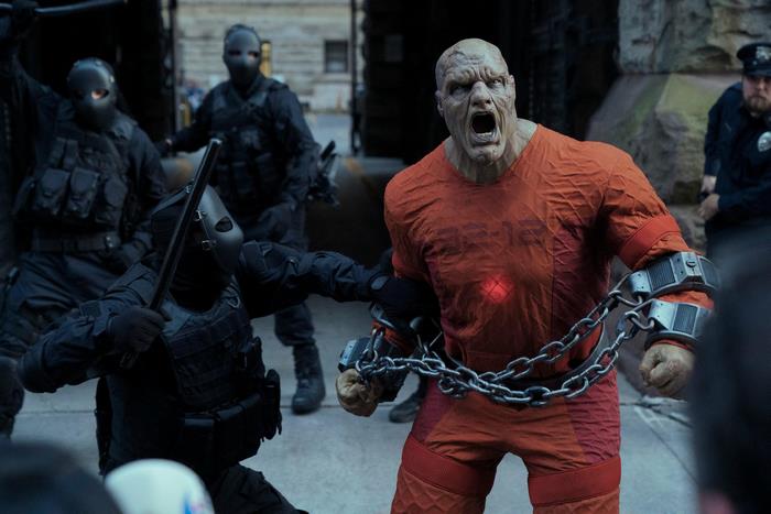 Tyler Mane as The Utopian in Jupiter's Legacy