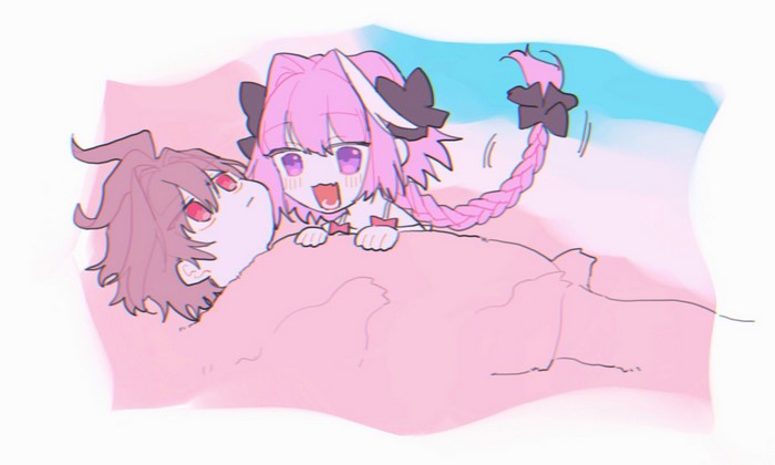 Astolfo and Sieg from Fate/Apocrypha