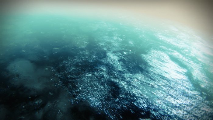 Destiny 2: Ocean planet from space