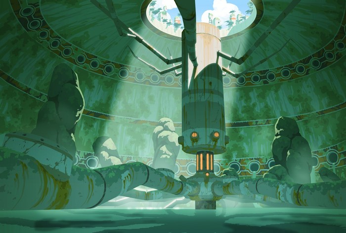 Oban Star Racers interior with sun rays