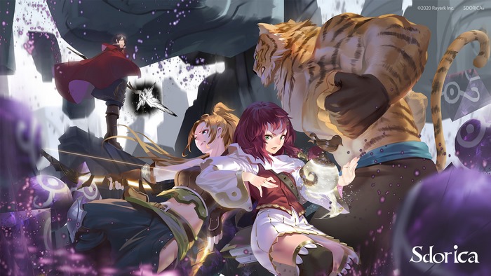 Sdorica characters and tiger-man
