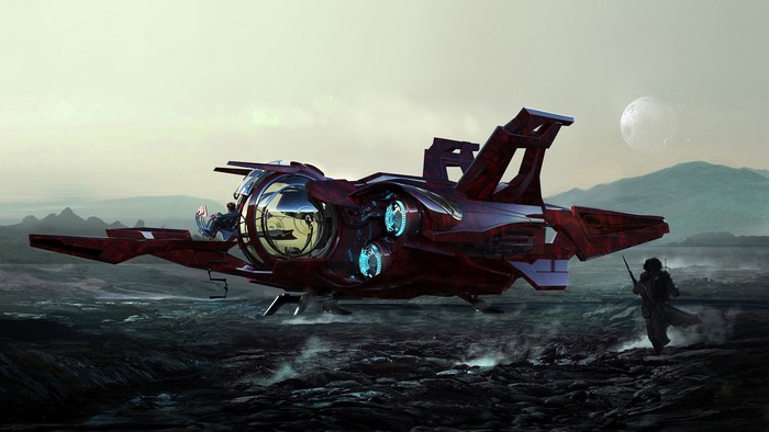 Khartu-Al Ship from Star Citizen by Eddie Del Rio