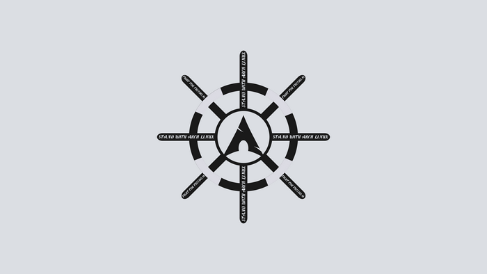 Arch Linux logo with text