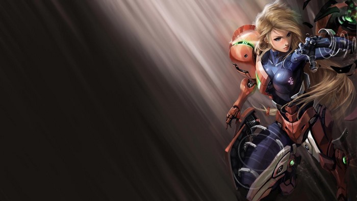 Samus Aran from Metroid in her Power Suit