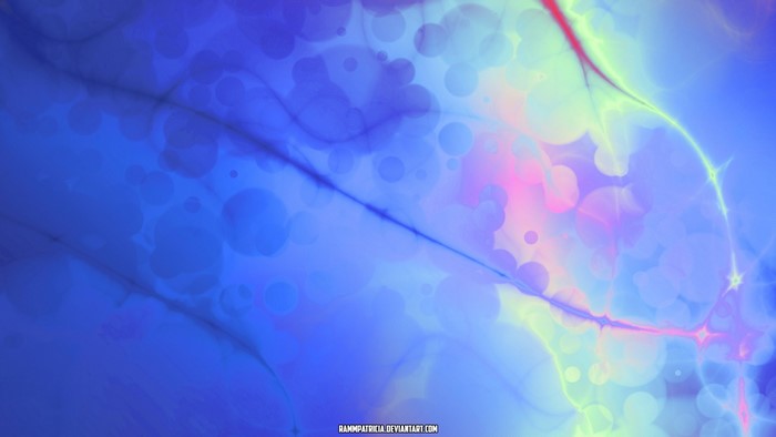 Abstract digital art with blue and pink hues