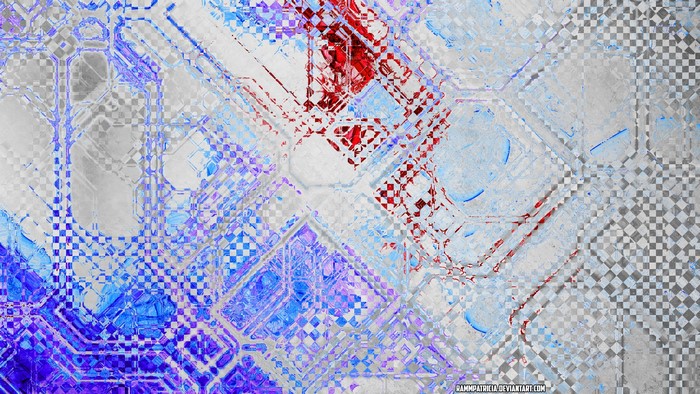 Abstract digital art with industrial and concrete elements