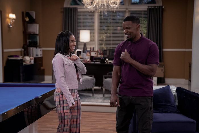 Jamie Foxx and daughter in Dad Stop Embarrassing Me
