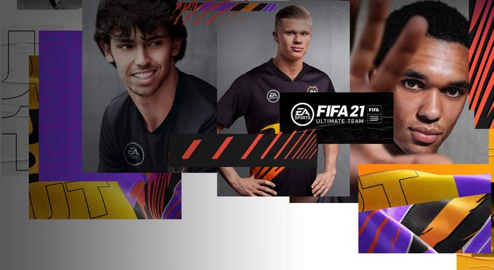 FIFA 21 Ultimate Team with Joao Felix, Erling Haaland, and Trent Alexander-Arnold