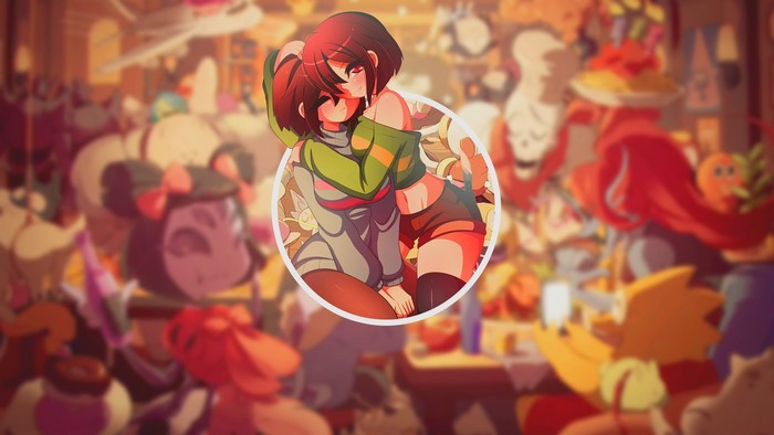 Chara and Frisk from Undertale