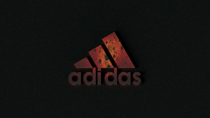 Adidas Logo 3D CGI Digital Art