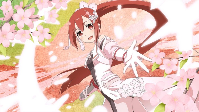 Takashima Yuna with Cherry Blossoms