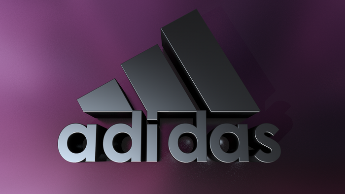 Adidas logo with three stripes