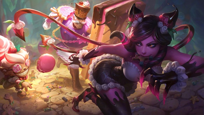 Evelynn and Braum from League of Legends