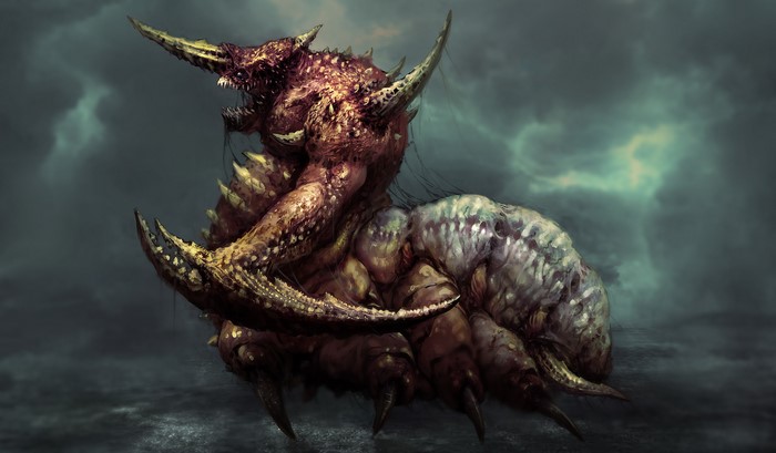 Diablo IV Concept Art of a Horrific Monster