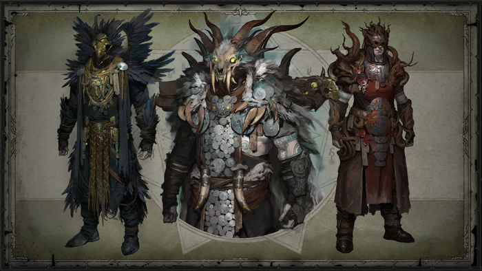 Diablo IV Druid character concept art