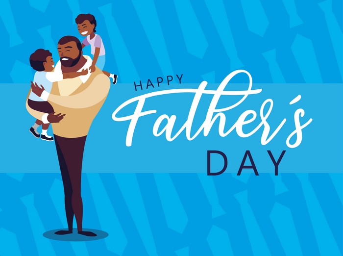 Happy Father's Day with Father and Sons