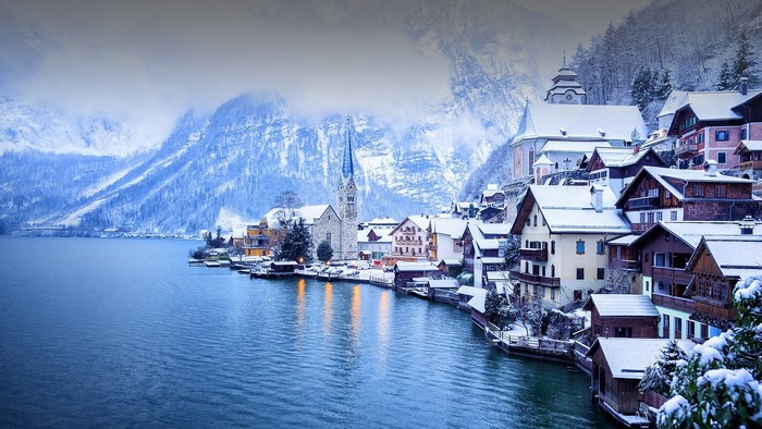 Hallstatt, Austria: A Winter Village on a Lake