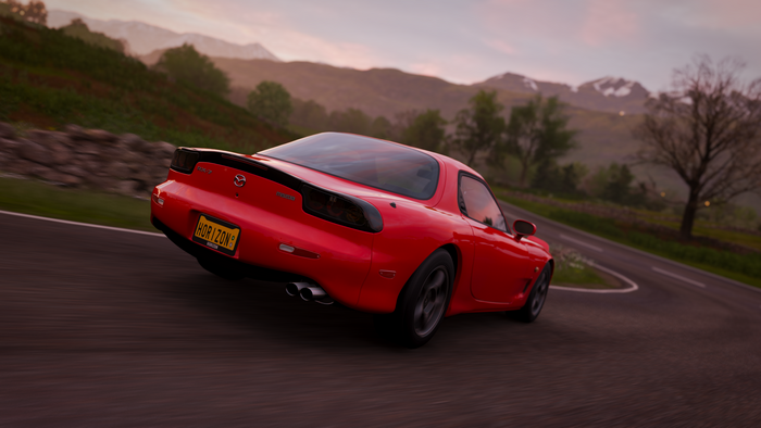 Red Mazda RX-7 from Forza Horizon 4