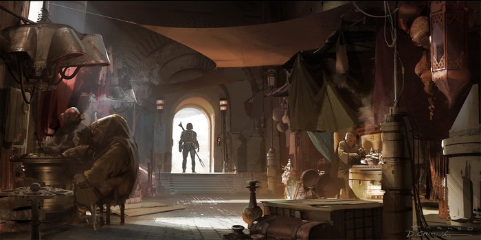 The Mandalorian concept art for TV Series