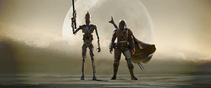 IG-11 and The Mandalorian from Star Wars